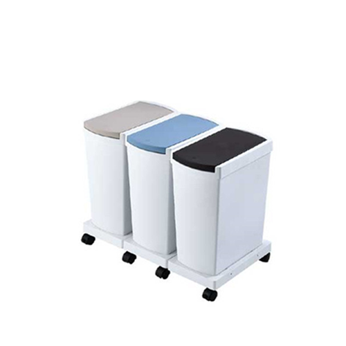  M-TB-012W 白色分类垃圾桶